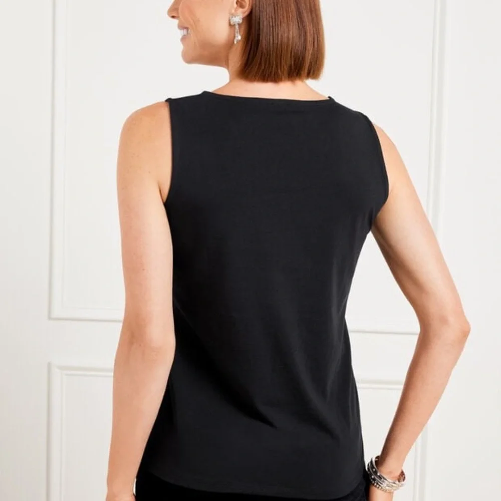 Talbots Sequin Shell Top - Picture 2 of 6